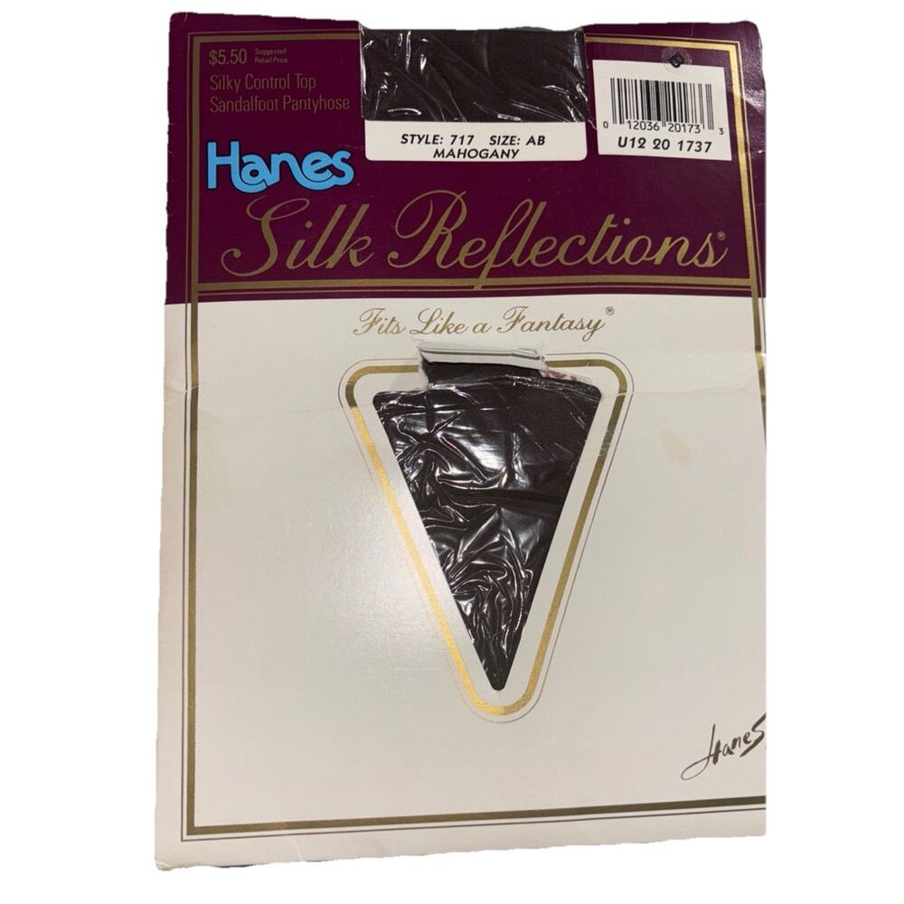 Hanes Silk Reflections Silky Control Top Color Mahogany AB